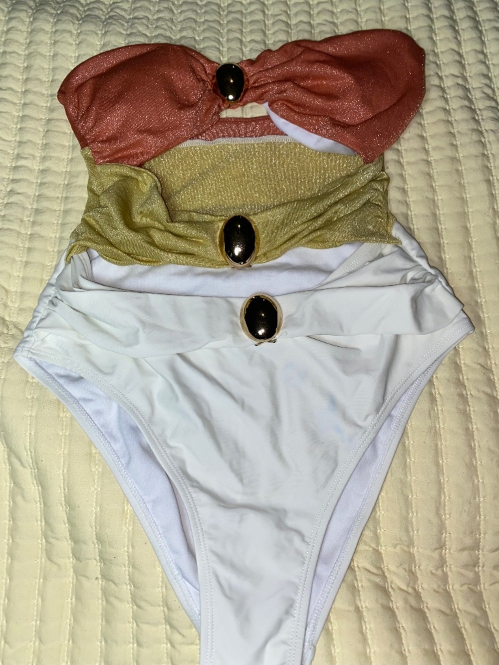 Aerie woman's strapless 1pc swimsuit
